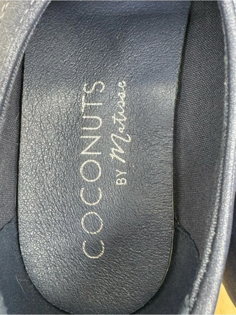 Coconuts by Matisse Bess Navy Blue Platform Loafer Sneakers Size 9M Preppy
